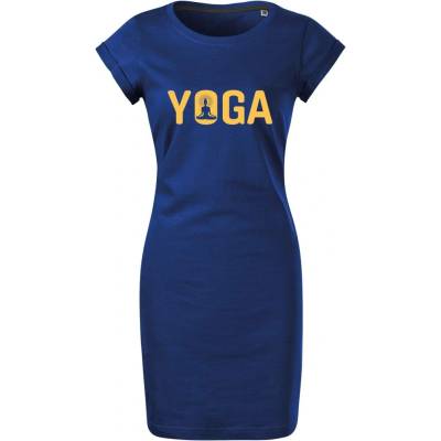 Dámské šaty Yoga královsky modrá
