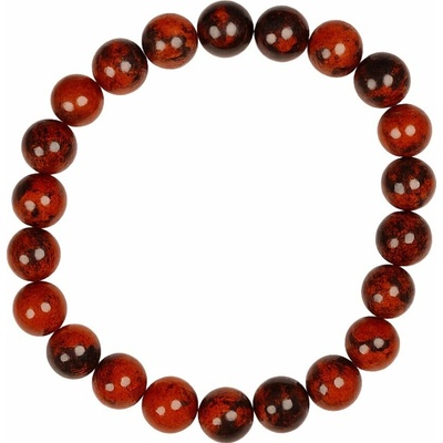 Jantario Korálkový náramok Obsidián mahagónový 8 mm 106024