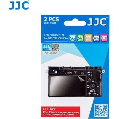 JJC LCP-G7X ochranná fólie LCD pro Canon PowerShot G5X MarkII, G9 X MarkII – Zboží Živě