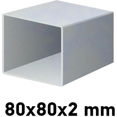 Pozinkovaný jeklový profil 80x80x2mm 3 m (JOKL-80x80x2-ZN-3)