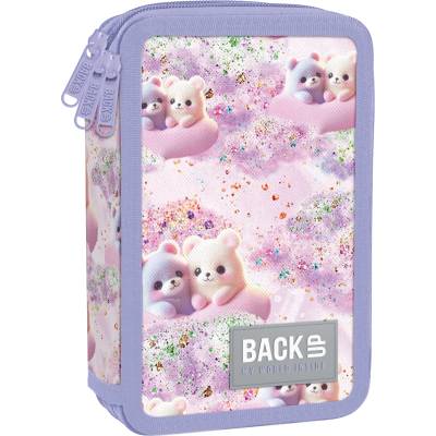 BackUP Несесер с пособия BackUp 8 EW - Pastel Teddy Bears, 3 ципа (710223)