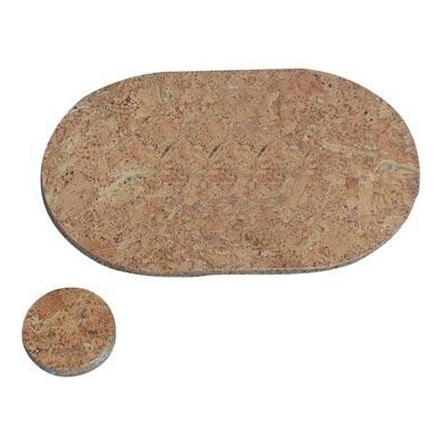 MAT-ONLINE prostírání kruh 6ks 10cm hladký korek