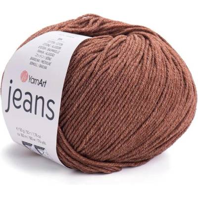 Yarn Art příze YarnArt Jeans 70 tmavě hnědá