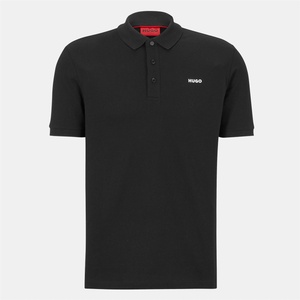 Hugo Мъжка блуза с яка Hugo Donos Polo Shirt Mens - Black