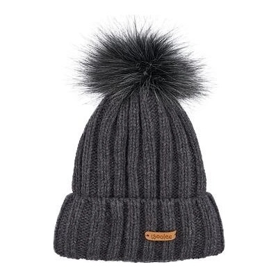 Vlnka dětská vlněná čepice Woolee V38 tmavě šedá