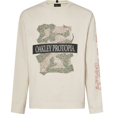 Oakley Мъжка блуза с дълъг ръкав Oakley MTN Ridge L/S Tee Longsleeve - Mist (216-7648-0211)