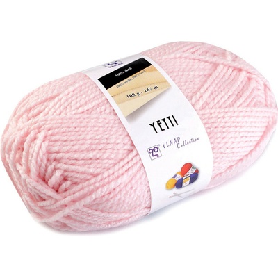 Pletací příze Yetti 100 g Varianta: 3 (52070) růžová lasturová, Balení: 1 ks 40184/72742/179695