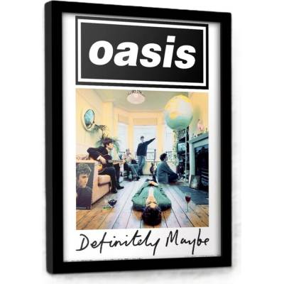 PYRAMID Rámovaný Obraz - Oasis - Definetely Maybe, 34.3 x 44.5 cm