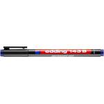 edding Алкохолен маркер, OHP, 1 mm, EDDING "143 B", син 4-143003 (4-143003)