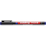 edding Алкохолен маркер, OHP, 1 mm, EDDING "143 B", син 4-143003 (4-143003)