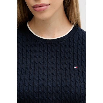 Tommy Hilfiger Памучен пуловер Tommy Hilfiger в бежово от лека материя WW0WW41787 (WW0WW41787)