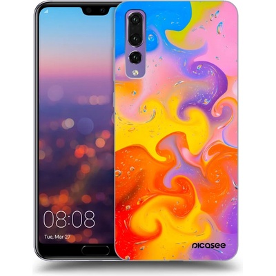 Púzdro Picasee silikónové Huawei P20 Pro - Bubbles čierne