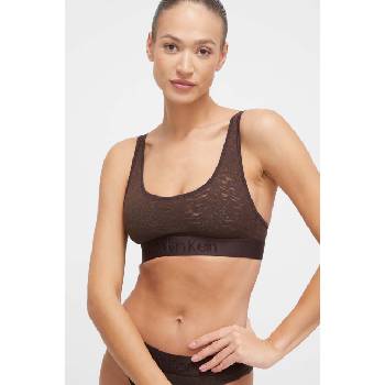 Calvin Klein Underwear Сутиен Calvin Klein Underwear в кафяво с изчистен дизайн 000QF7340E (000QF7340E)