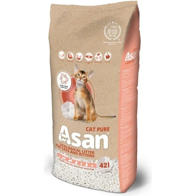 Asan Cat Pure podstielka pre mačky 42 l