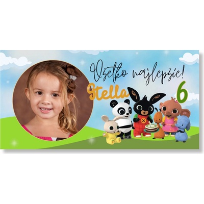 Personal Narodeninový banner s fotkou - Bing Rozmer banner: 130 x 260 cm