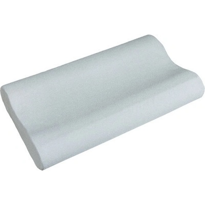Bellatex Anatomický polštář z líné pěny světle šedý froté 60x33