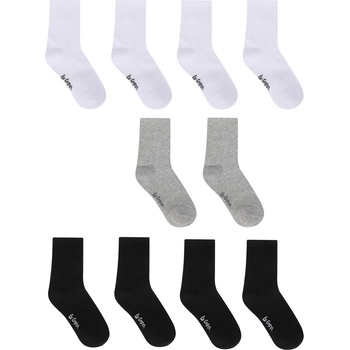 Lee Cooper Юношески чорапи Lee Cooper Back to School Qrtr Sock 10pk Junior - Assorted