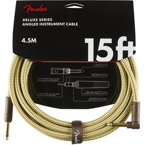 Fender Deluxe Series Tweed 4, 5 m Директен - Ъглов Инструментален кабел (0990820086)