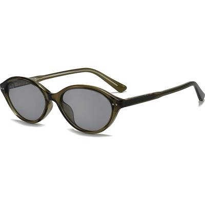 Techsuit Слънчеви очила Techsuit Sunglasses (99034) - дамски, овална TR90 рамка - Зелен
