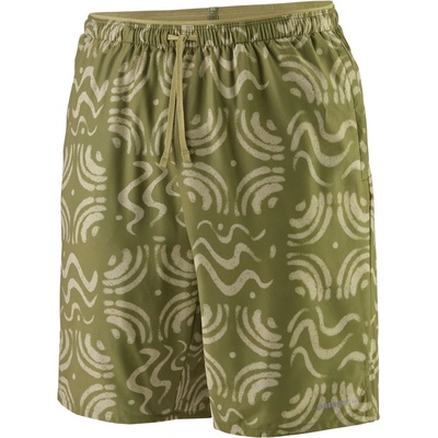 Patagonia Мъжки шорти за бягане Patagonia Multi Trails Shorts 8'' Shorts - Sand Waves: Caper Green (012-2331-1513)