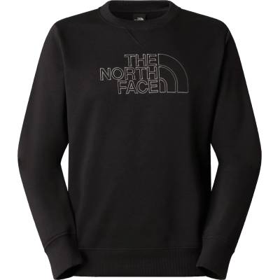 The North Face Мъжки пуловер The North Face Drew Peak Light Regular Crew Jumper - Black / Anthracite Grey (017-4319-0114)