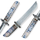 Dellinger FEZÁ Randy Feather Damascus