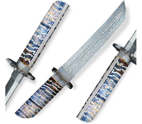 Dellinger FEZÁ Randy Feather Damascus