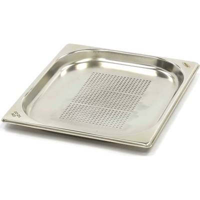 Maxima Gastronádoba 1/2 GN perforovaná - 2 cm hlboká - 32,5 x 26,5 cm - nerezová oceľ