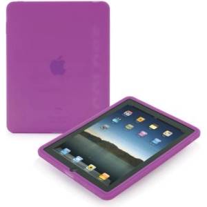 Tucano IPDCS-PP : : Силиконов калъф за Apple iPad, пурпурен