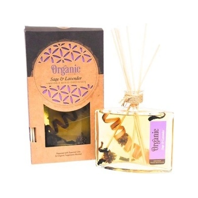 Organic difuzér s tyčinkami Sage & Lavender 150 ml