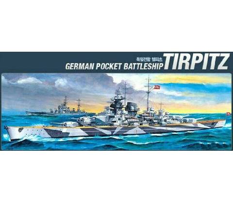 Academy Tirpitz 1:800