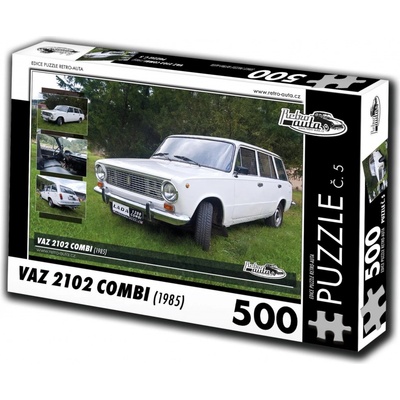 RETRO-AUTA č. 5 VAZ 2102 Combi 1985 P05-705 500 dílků