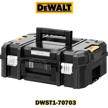 DEWALT Куфар за инструменти 440x333x162 мм, DeWALT DWST1-70703 Tstak II, метални закопчалки (UNI-09737)