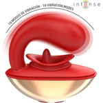 Intense Mariah U Shape Vibrator & Stimulator Red
