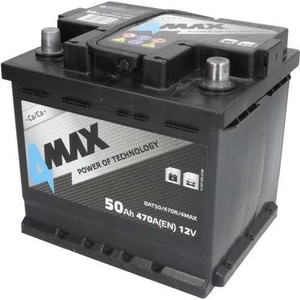 4MAX Ecoline 50Ah 470A right+