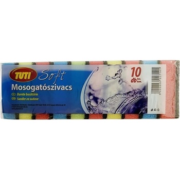 TUTI "Soft" Špongia na riad, 10 ks