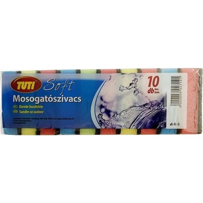 TUTI "Soft" Špongia na riad, 10 ks
