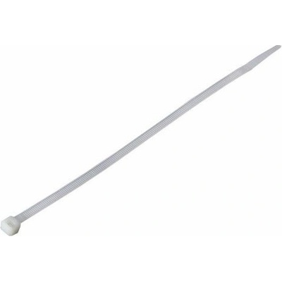 SOLIGHT Vázací nylonové pásky, 2,5 x 100 mm, natural, balení 100 ks