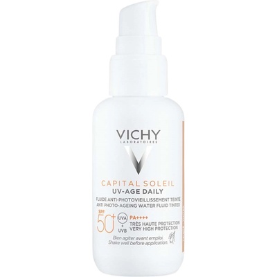 Vichy Capital Soleil Тониран флуид за лице UV-Age Daily, SPF50+, 40 ml