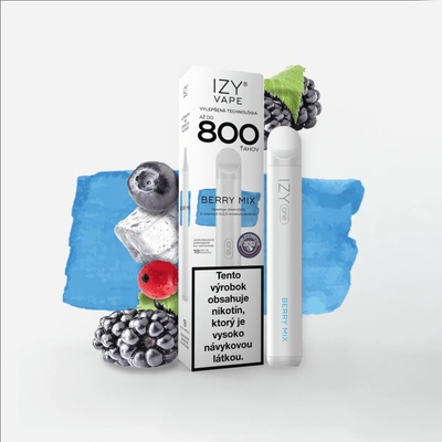 Izy Vape One Berry Mix 18 mg 800 poťahov 1 ks