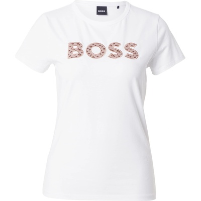BOSS Тениска 'Eventsa4' бяло, размер M