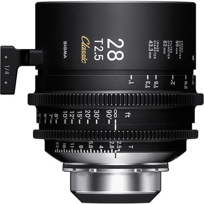SIGMA CINE 28 mm T2.5 FF CLASSIC F/AP2 (METRIC) iTechnology pre Arri PL