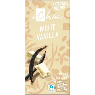 iChoc bílá s vanilkou 80 g