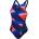 Speedo Womens Allover Digital Recordbreaker - Blue/Watermelon