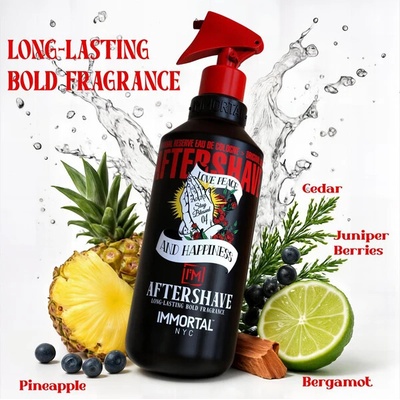 Immortal NYC Stay Blessed 04 Extrait de Cologne For Special Barbers kolínská ve spreji 500 ml