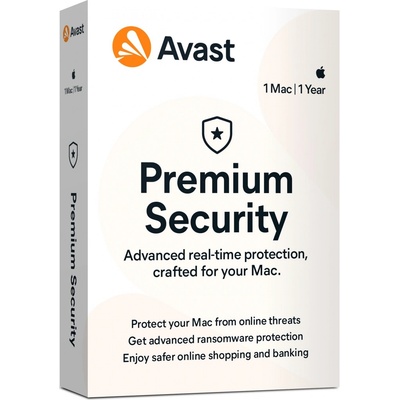 Avast Premium Security for Mac - 1 PC 1 rok (spm.1.12m)