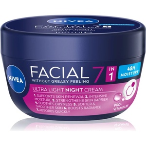 Nivea Facial Night лек нощен крем 7 в 1 100ml