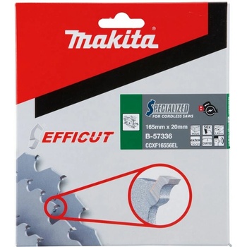 Makita B-57336 pilový kotouč Efficut 165x20mm 56Z