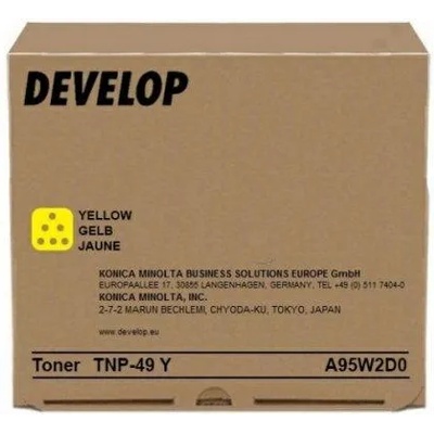 Develop Тонер касета DEVELOP TNP49Y, ineo+ 3351, +3851, 12000 k. , Yellow (DEV-TON-CAS-TNP49Y)