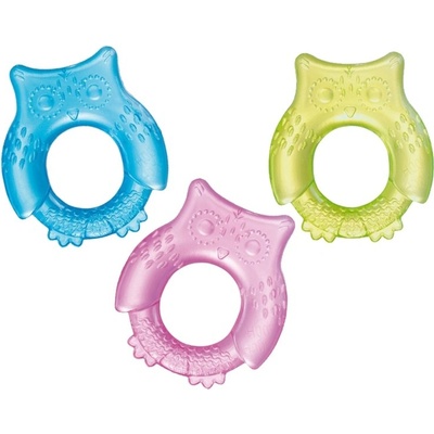 Canpol babies vodná chladiaca hryzačka Sovička ružová